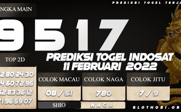 PREDIKSI TOGEL INDOSAT 11 FEBRUARI 2022