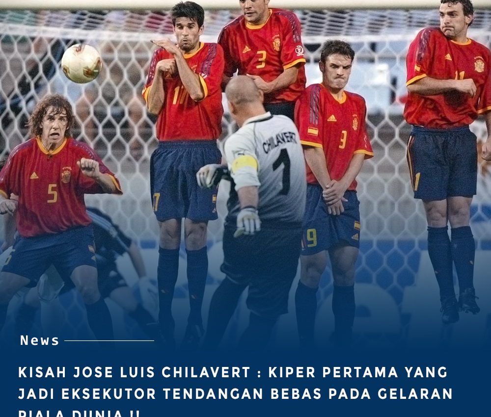 Kisah Luis Chilavert Kiper Eksekutor Tendangan bebas Pertama Dalam Gelaran Piala Dunia