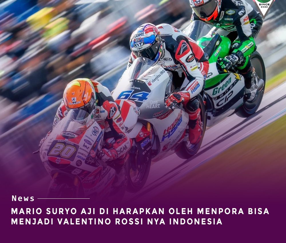Mario Aji Diharapkan Bisa Jadi Valentino Rossi dari indonesia Oleh Menpora