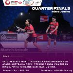 Satu persatu Wakil Indonesia Tumbang Di Turnament Badminton Australia Open : Terkini Ganda Campuran Rinov / Pitha Takluk Dari Wakil Asal China